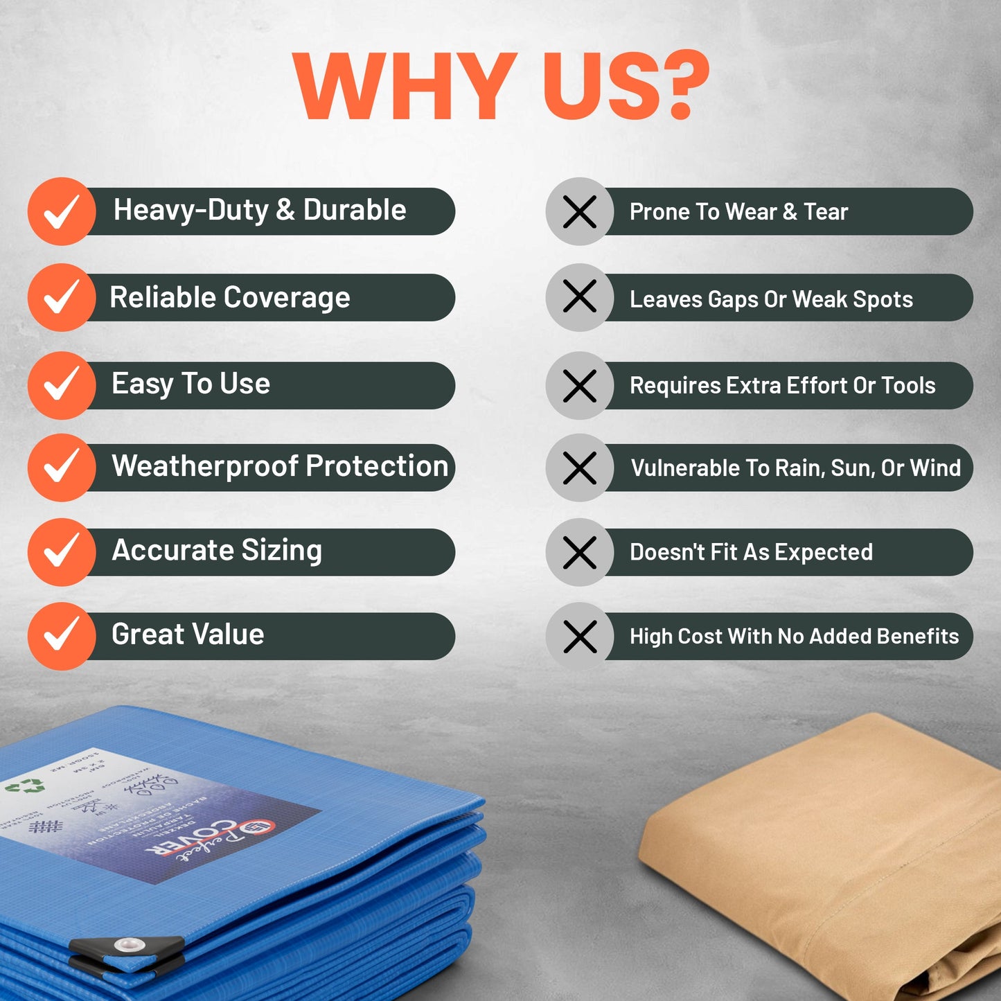 Perfect Cover® Afdekzeil - Şeffaf