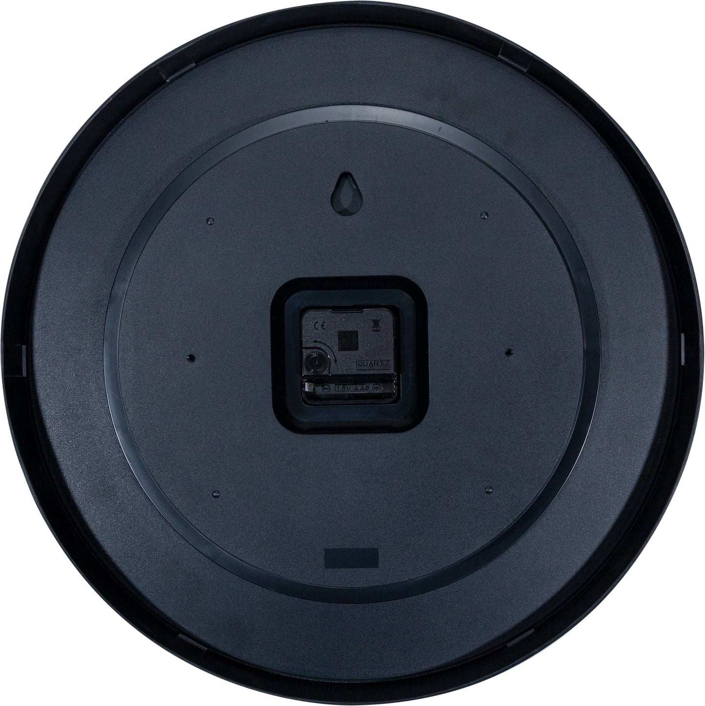 Wandklok - 40 cm - Kunststof - 'Grijs'