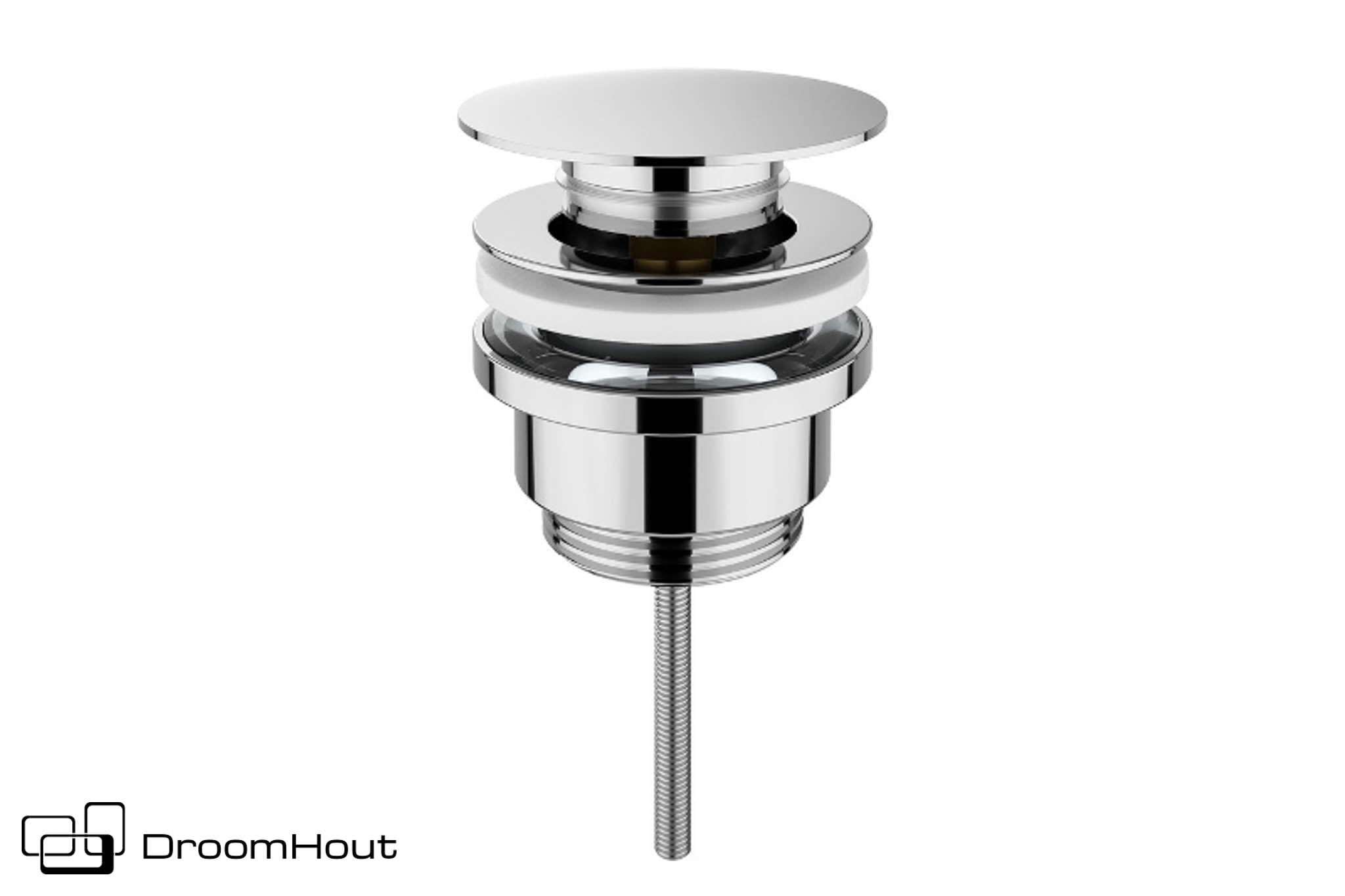 Clickwaste universeel chroom