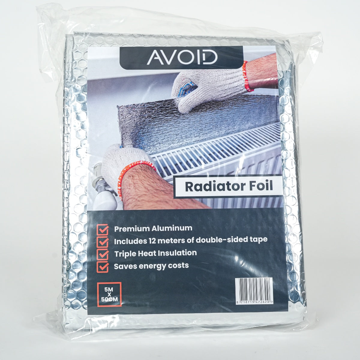 AVOID® - Radiatorfolie - Afneembare in 2 Maten 