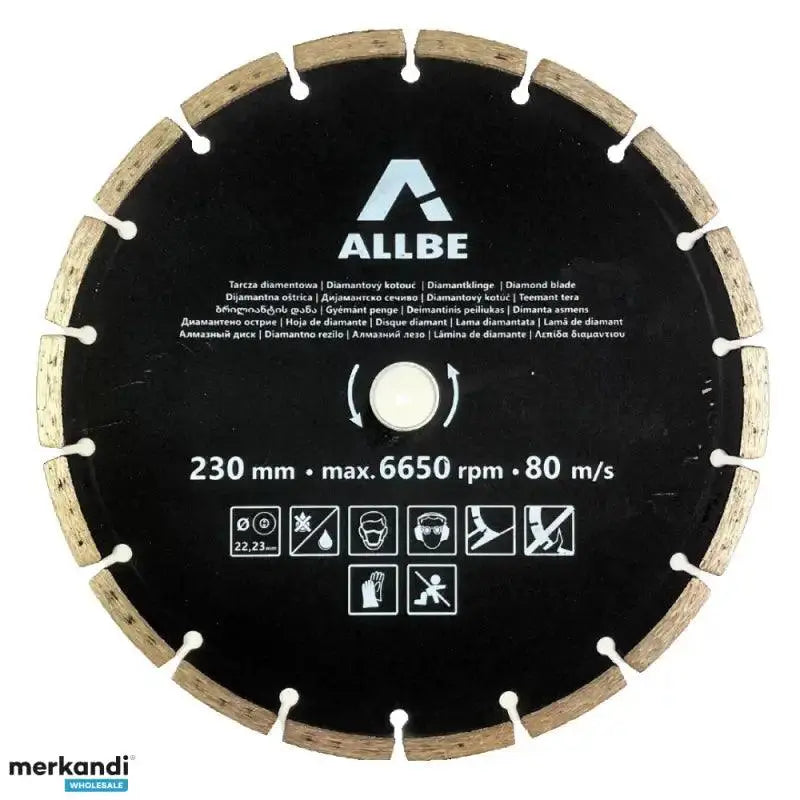 Top-Tools.nl Diamantschijf 230mm Gesegmenteerd – Beton & Straatstenen