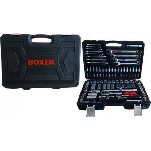 Dopsleutelset 121-Delig – Chroom-Vanadium Gereedschapskoffer