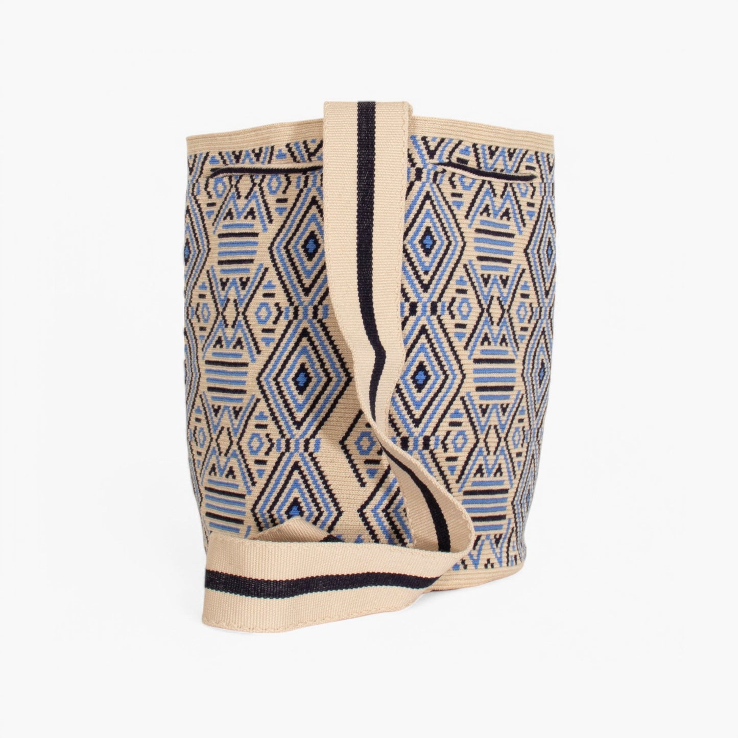 Geometrische rugzak | Hemelsblauw