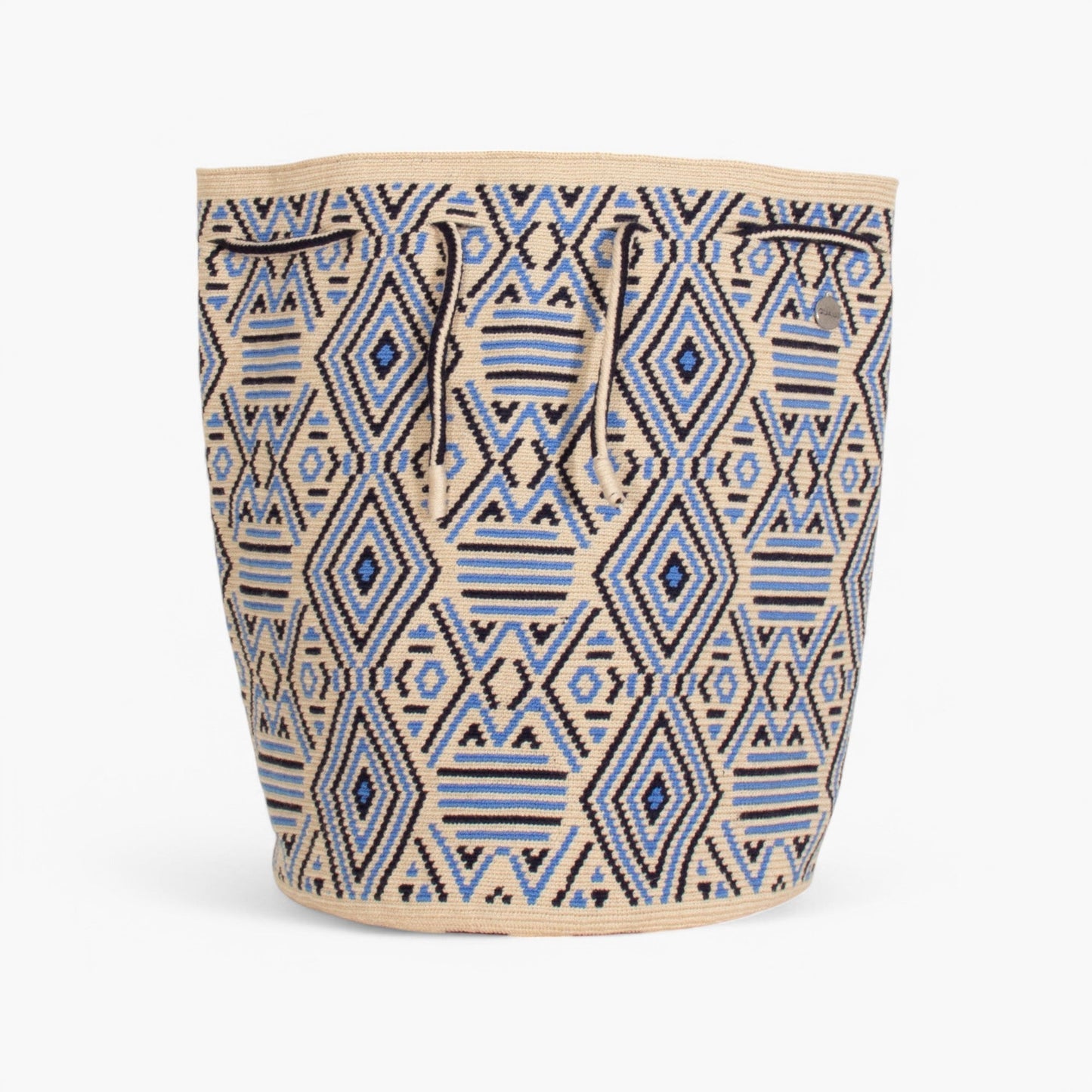 Geometrische rugzak | Hemelsblauw