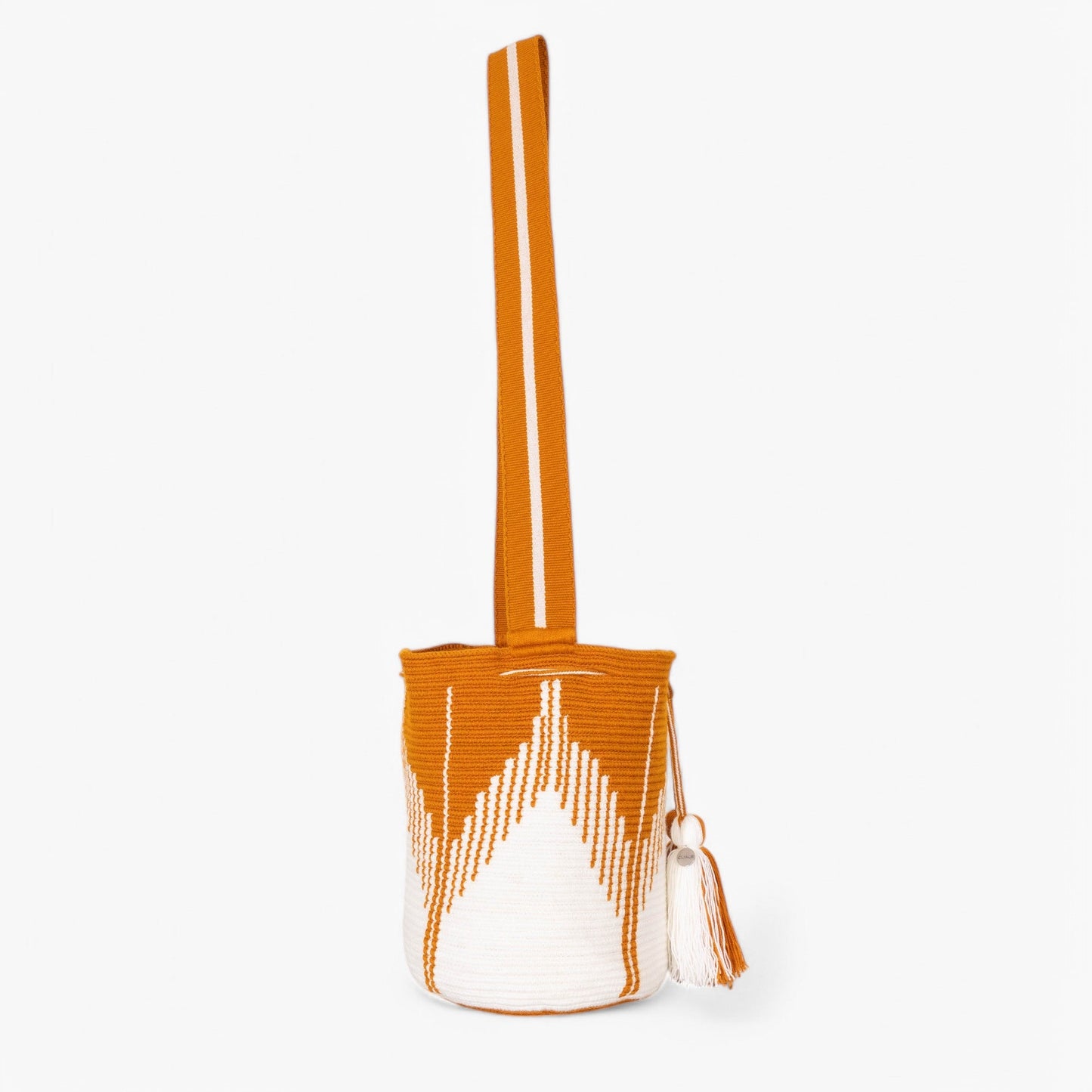 Geometrik çapraz askılı çanta L | Honey