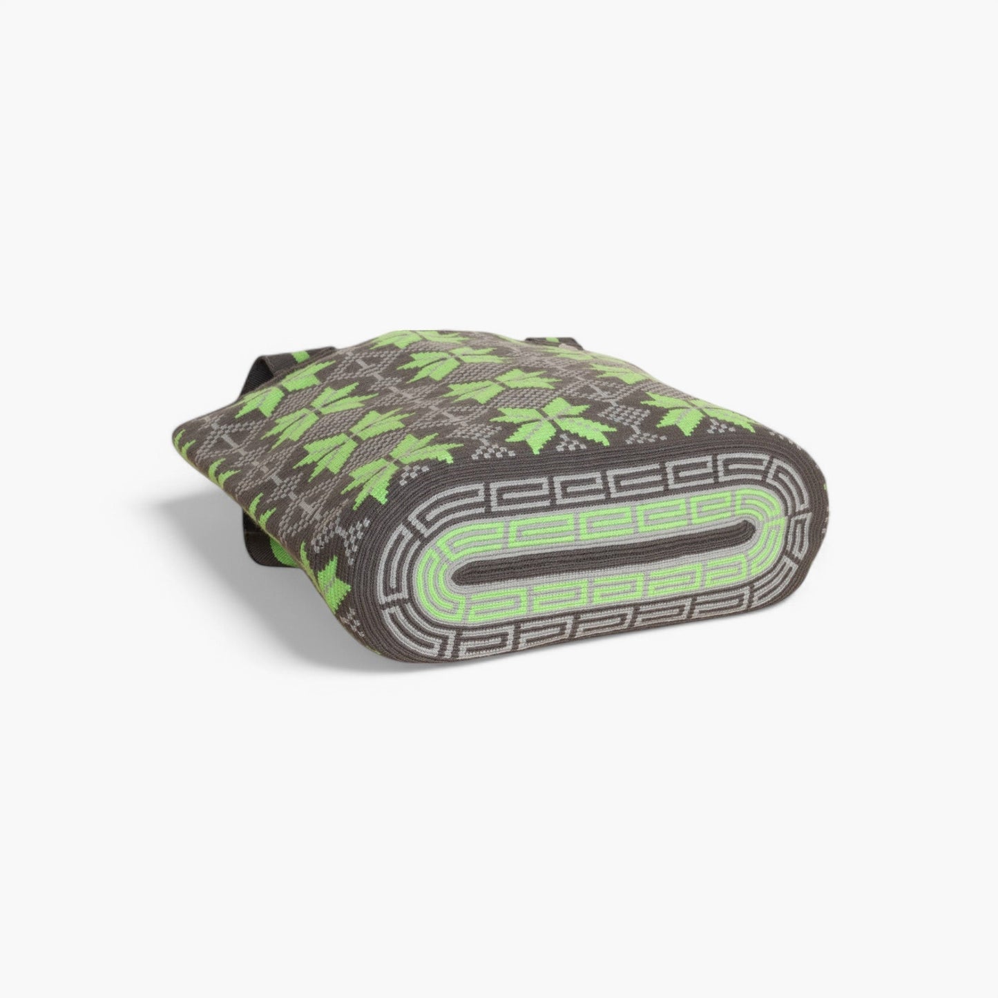 Geometrik oval tote | Lime