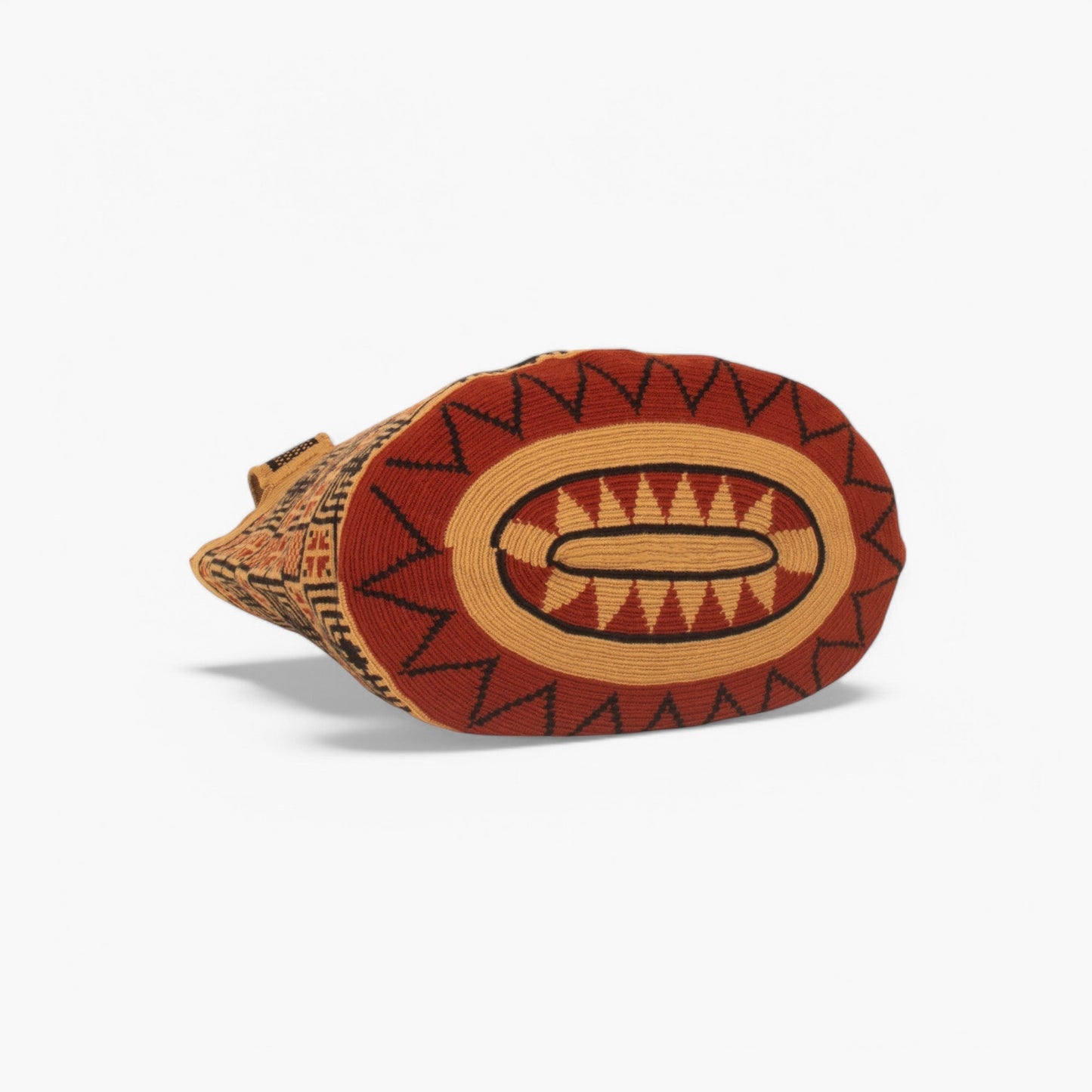 Geometrik oval tote | Badem