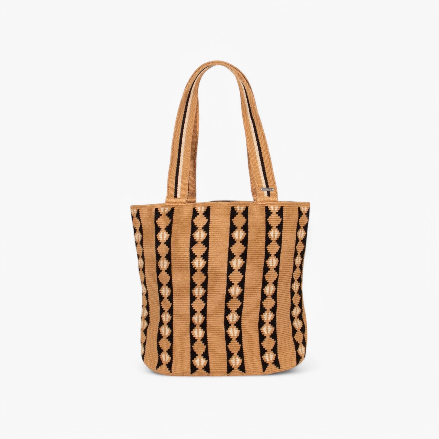 Geometrik oval tote | Badem