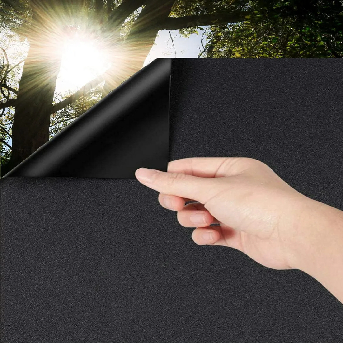 AVOID® - Raamfolie - Zwart - Verschillende Maten