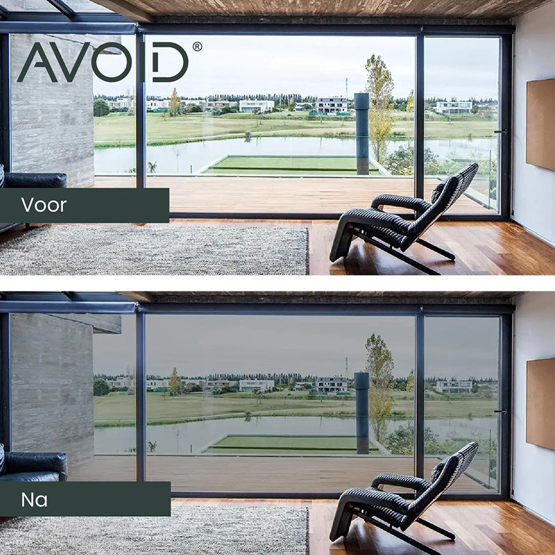 AVOID® - Raamfolie - UV Werend - Verschillende Maten