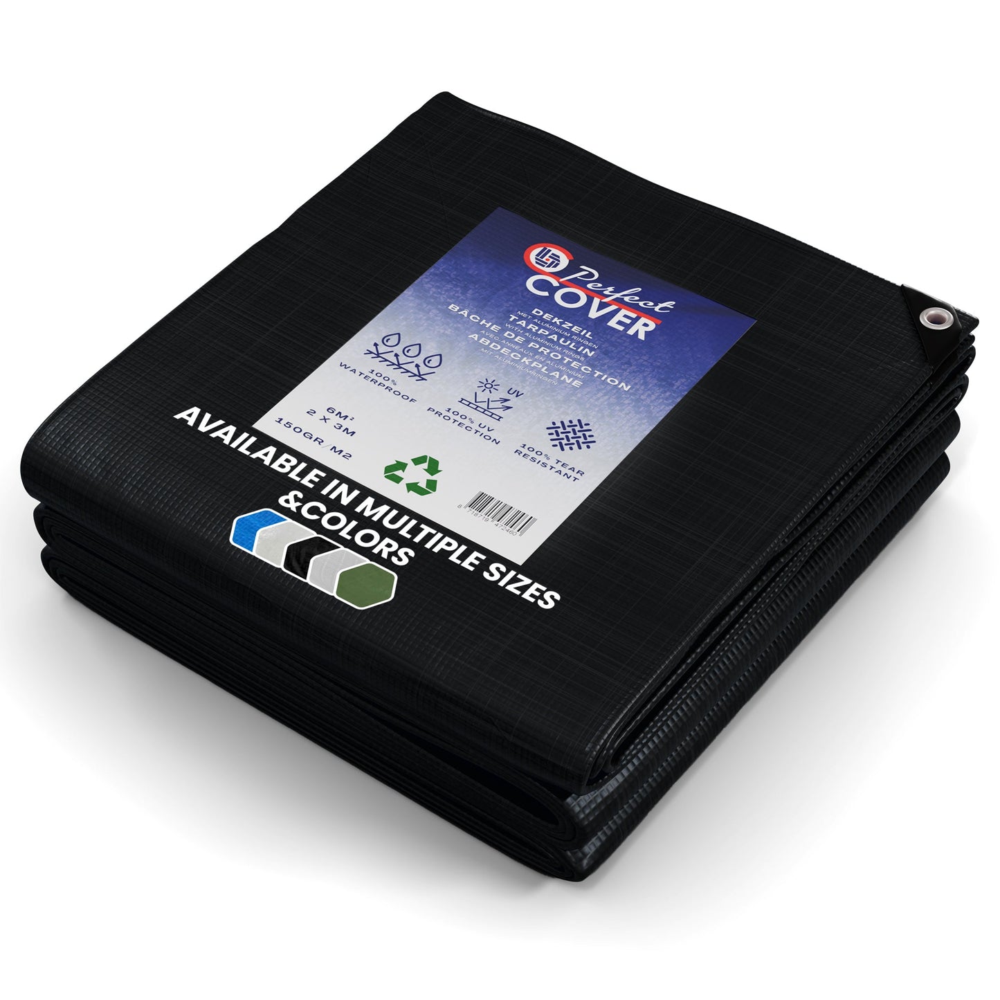 Perfect Cover® Afdekzeil - Zwart