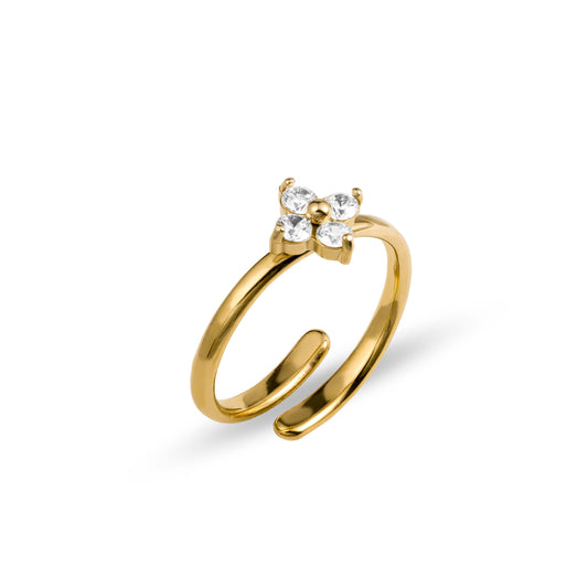 Mini blossom ring gold 18K