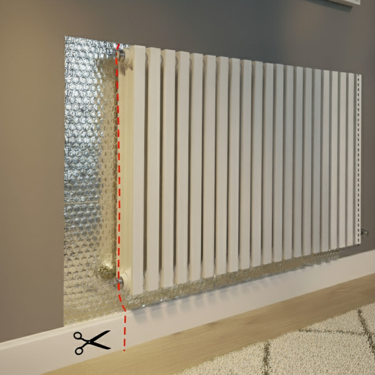 AVOID® - Radiatorfolie - Afneembare in 2 Maten 