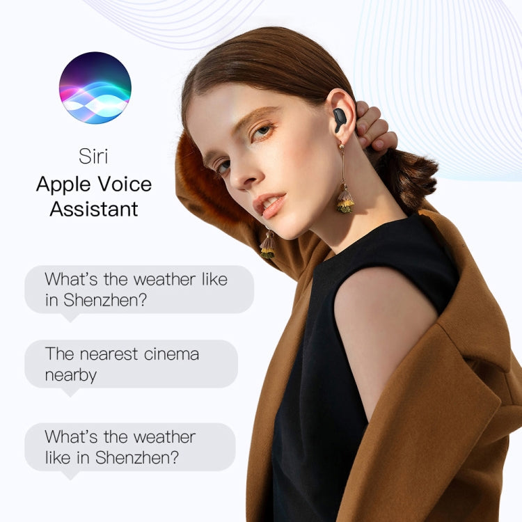 E6S LED Display Wireless Earphone TWS Bluetooth V5.3 Headsets Waterproof Bluetooth Earbuds, E6S (Black)