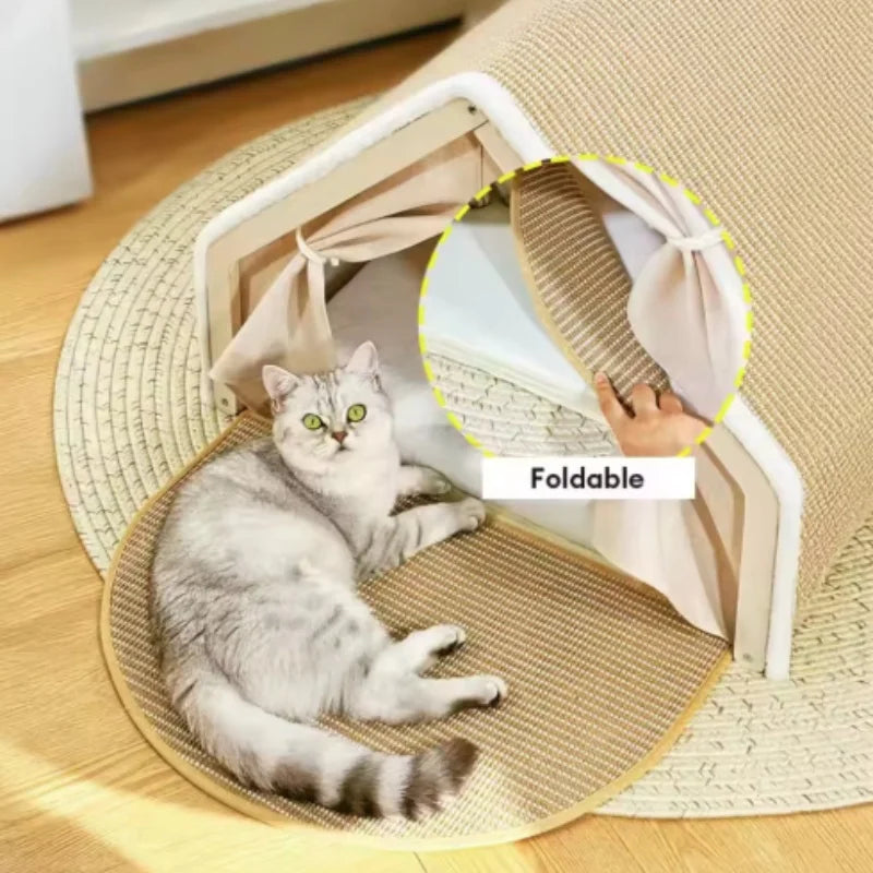 Kattenhuis tent+krabpaal