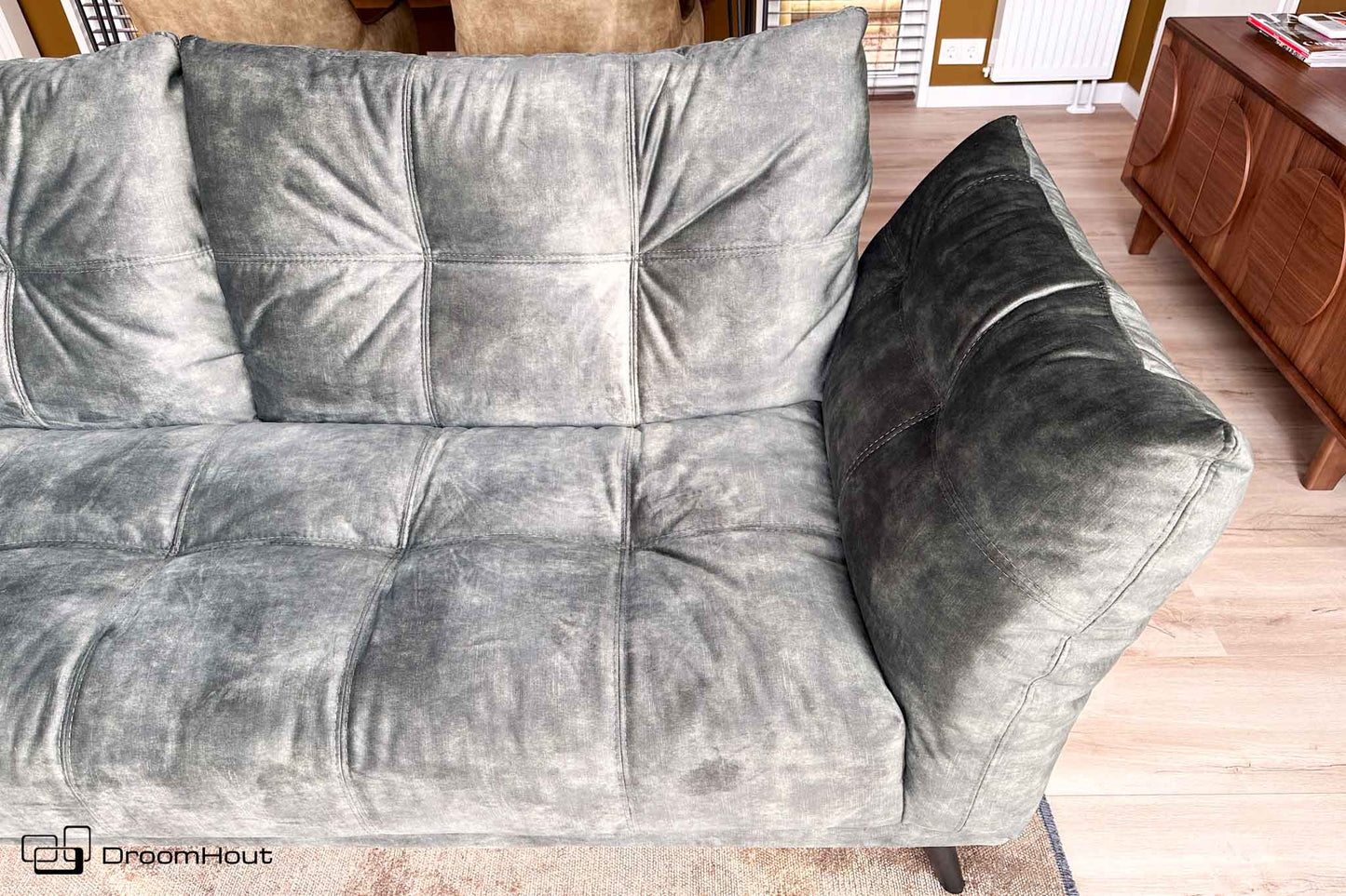 Bank San Diego 3-zits Towerliving - Fuji donkergroen- 1 stuk - showroommodel