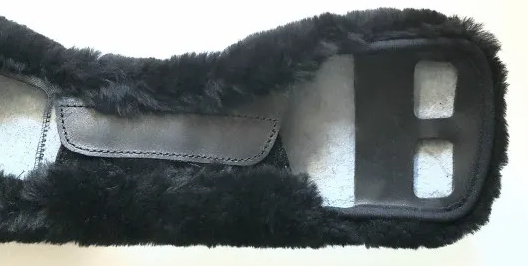 Singelbontje luxe leder Slim Line dressuursingel