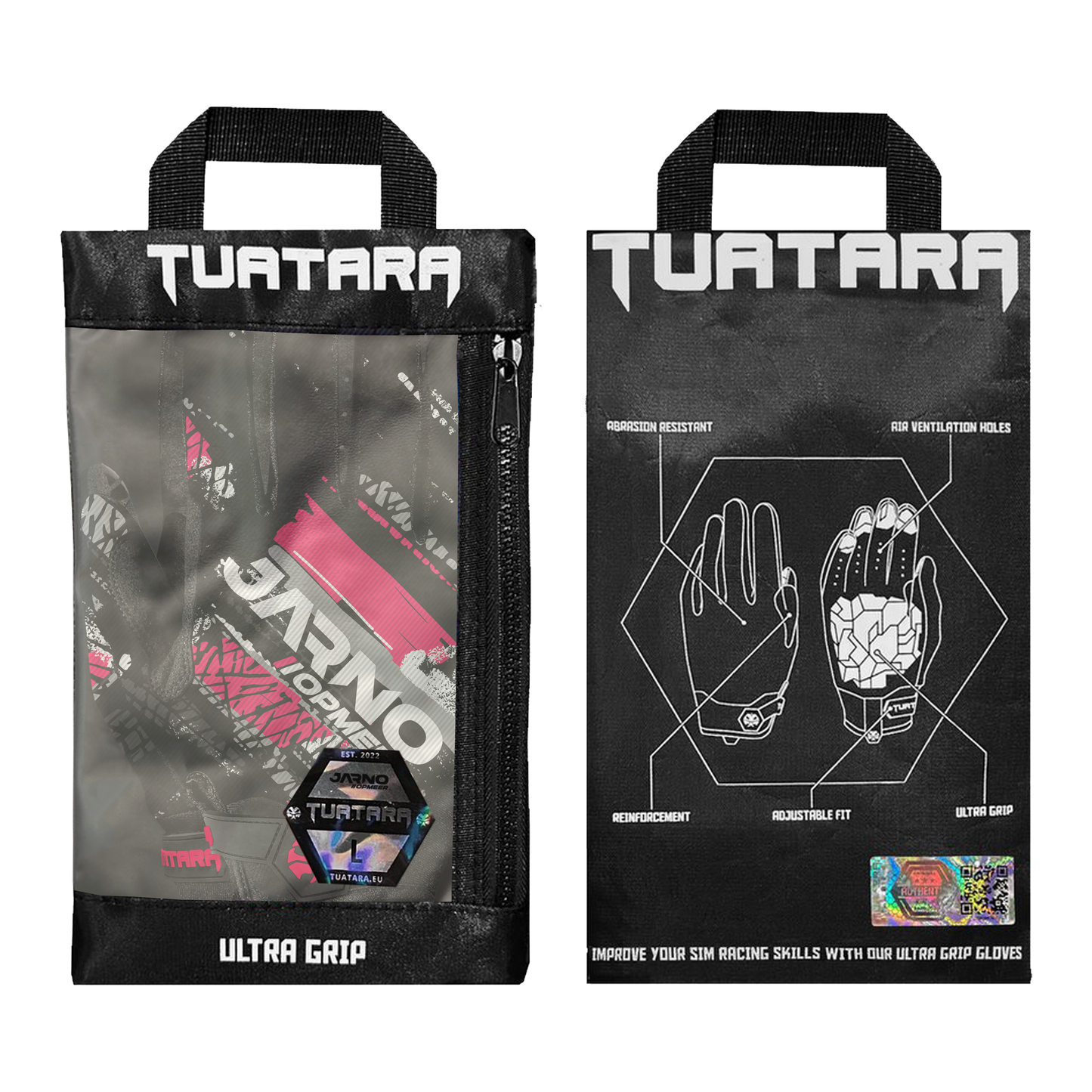 Sim Racing Gloves - TRACKS - Black