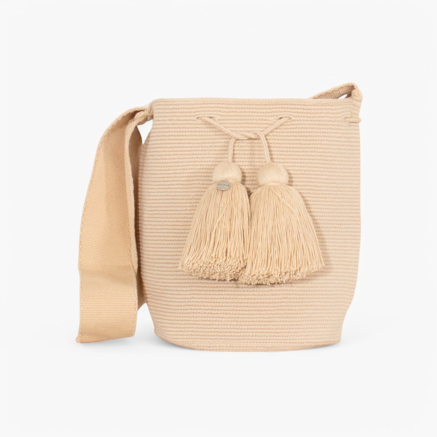 Solid crossbody bag L | Chai