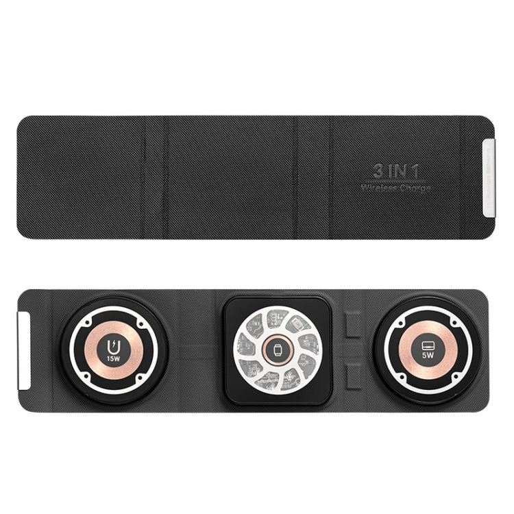 3-in-1 Magsafe opvouwbare draadloze oplader Draagbaar draadloos snelladen