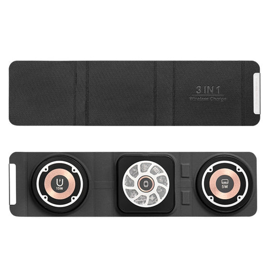 3-in-1 Magsafe opvouwbare draadloze oplader Draagbaar draadloos snelladen