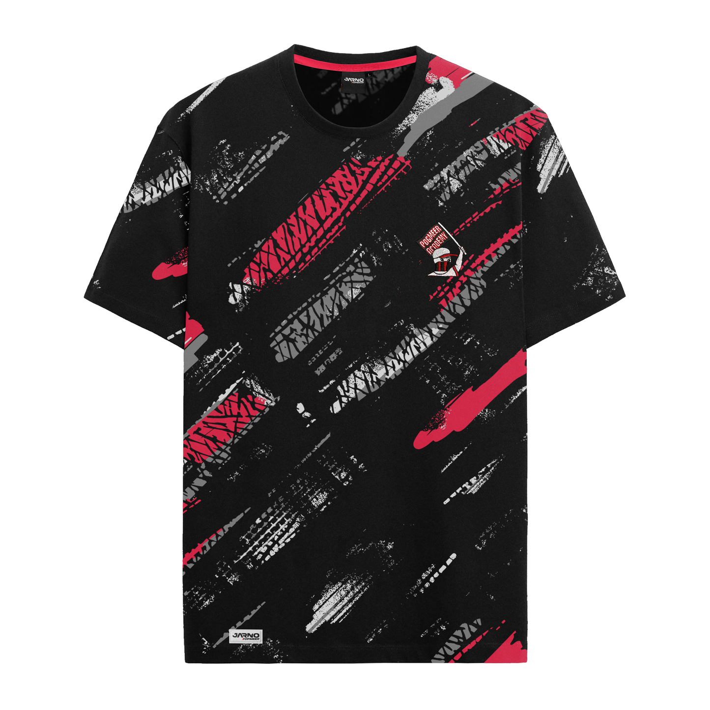 T-shirt - TRACKS - Zwart