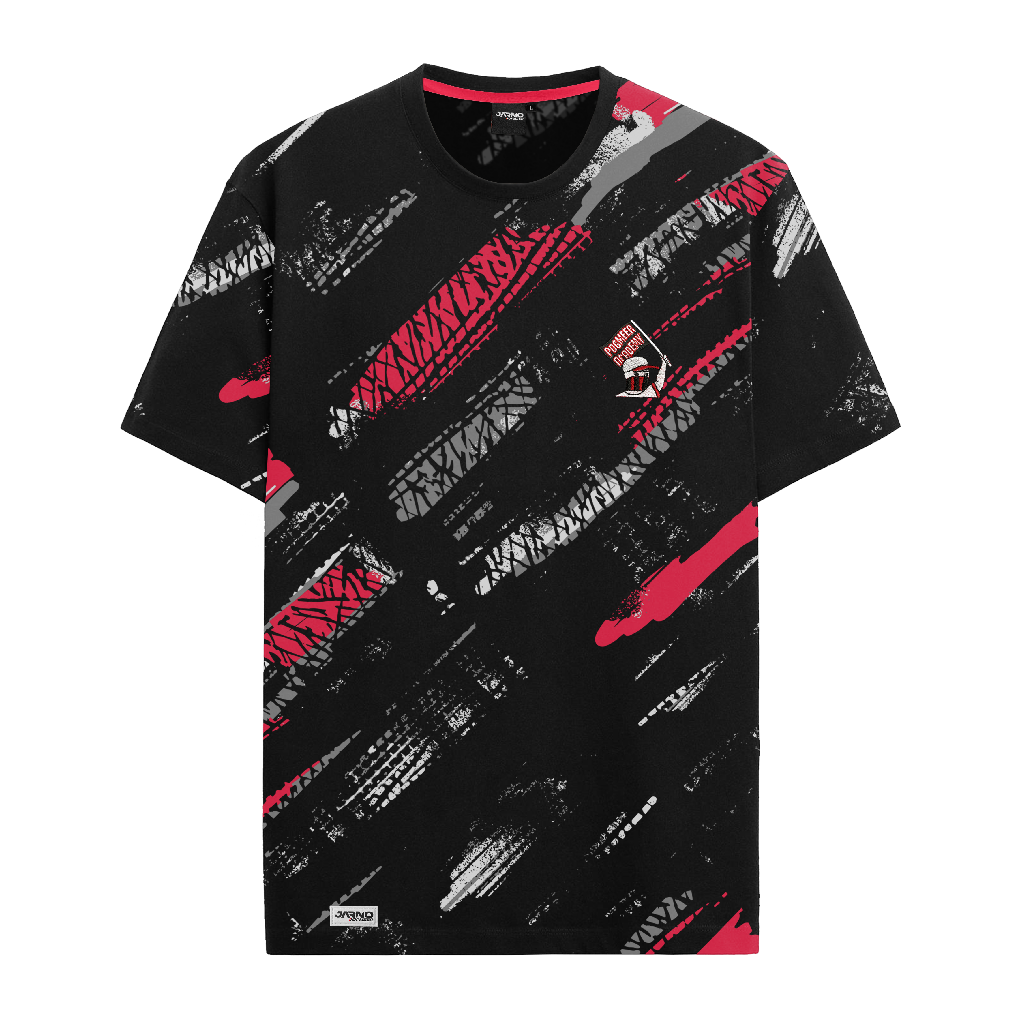 T-shirt - TRACKS - Zwart