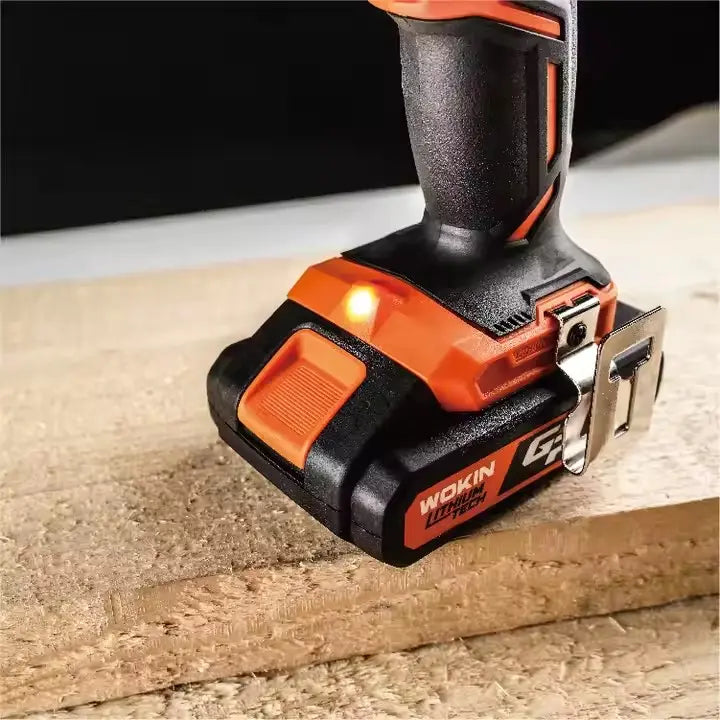 Wokin 20V Klopboor-/Schroefmachine | 55Nm, 2x 2,0Ah Accu &amp; Koffer