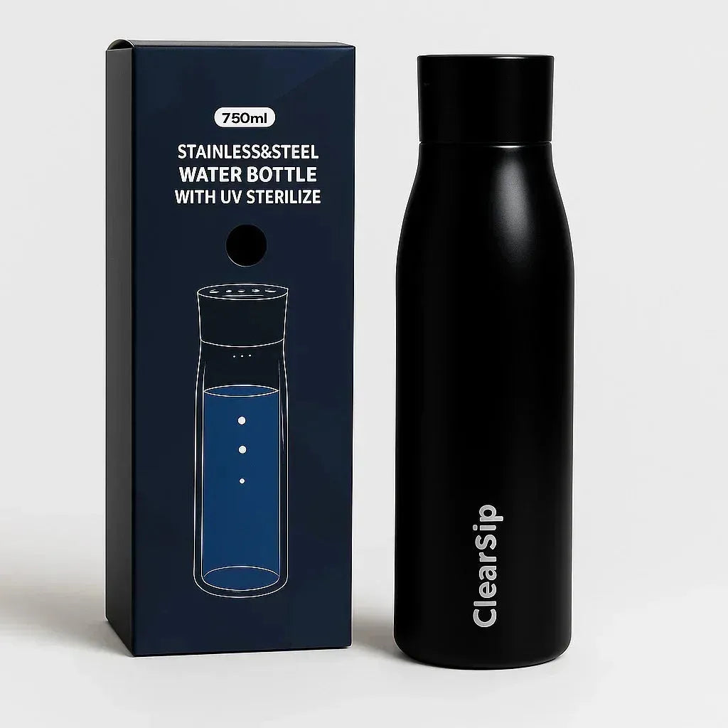 ClearSip | Slimme Waterfles – UV-C zelfreinigend &amp; drinkherinnering