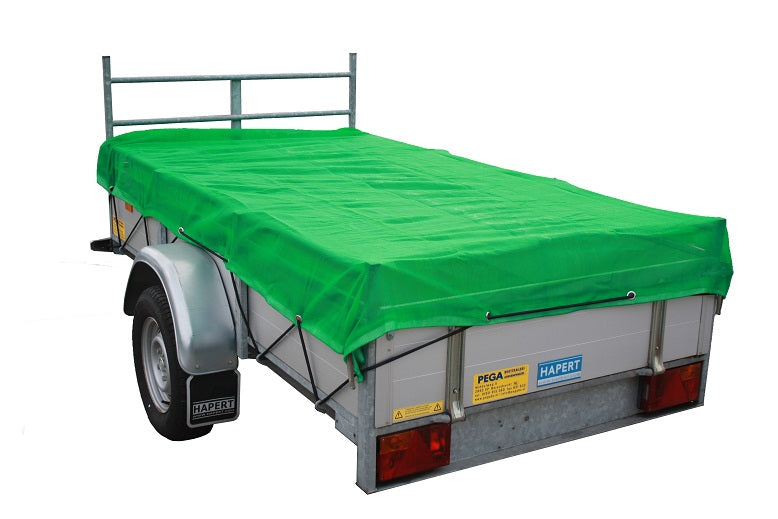 Aanhangernet - Groen - Dicht geweven - 200x300 m