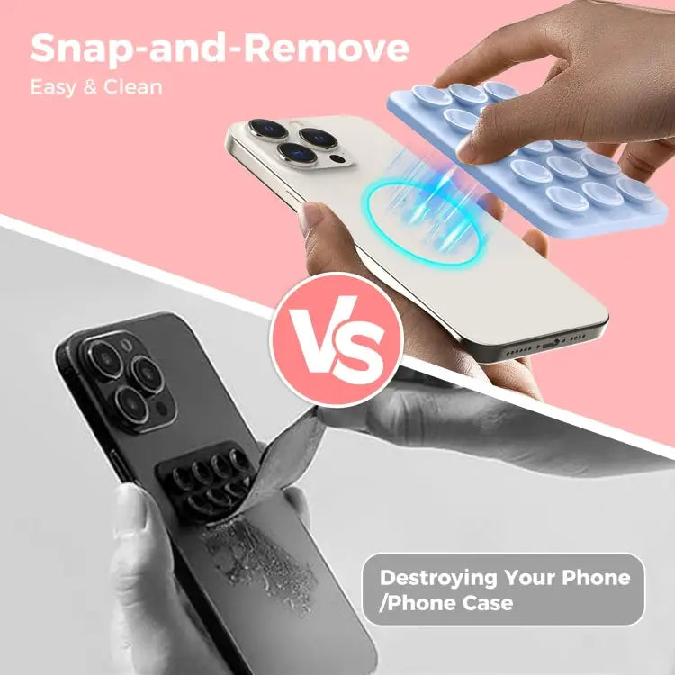 AhaStyle CY202 Zuignap Magnetische Telefoonhouder Siliconen Zelfklevende Spiegelsticker