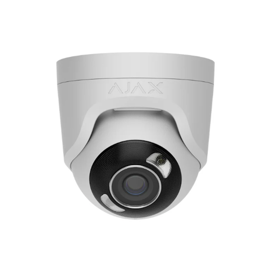 TurretCam HL Wit 8Mp 4K Hybride Verlichting IP Camera