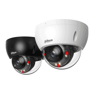 IPC-HDBW2449E-S-IL Zwart, 4MP 2.8mm Dome, Smart Dual Light, WizSense