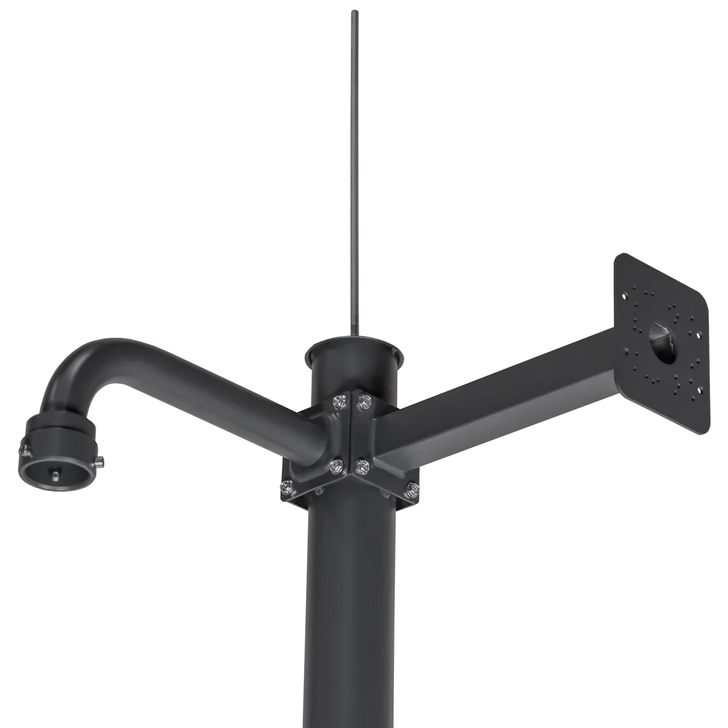 Cameramast 4.5m Donkergrijs, Gegalvaniseerd staal, Bliksemafleider