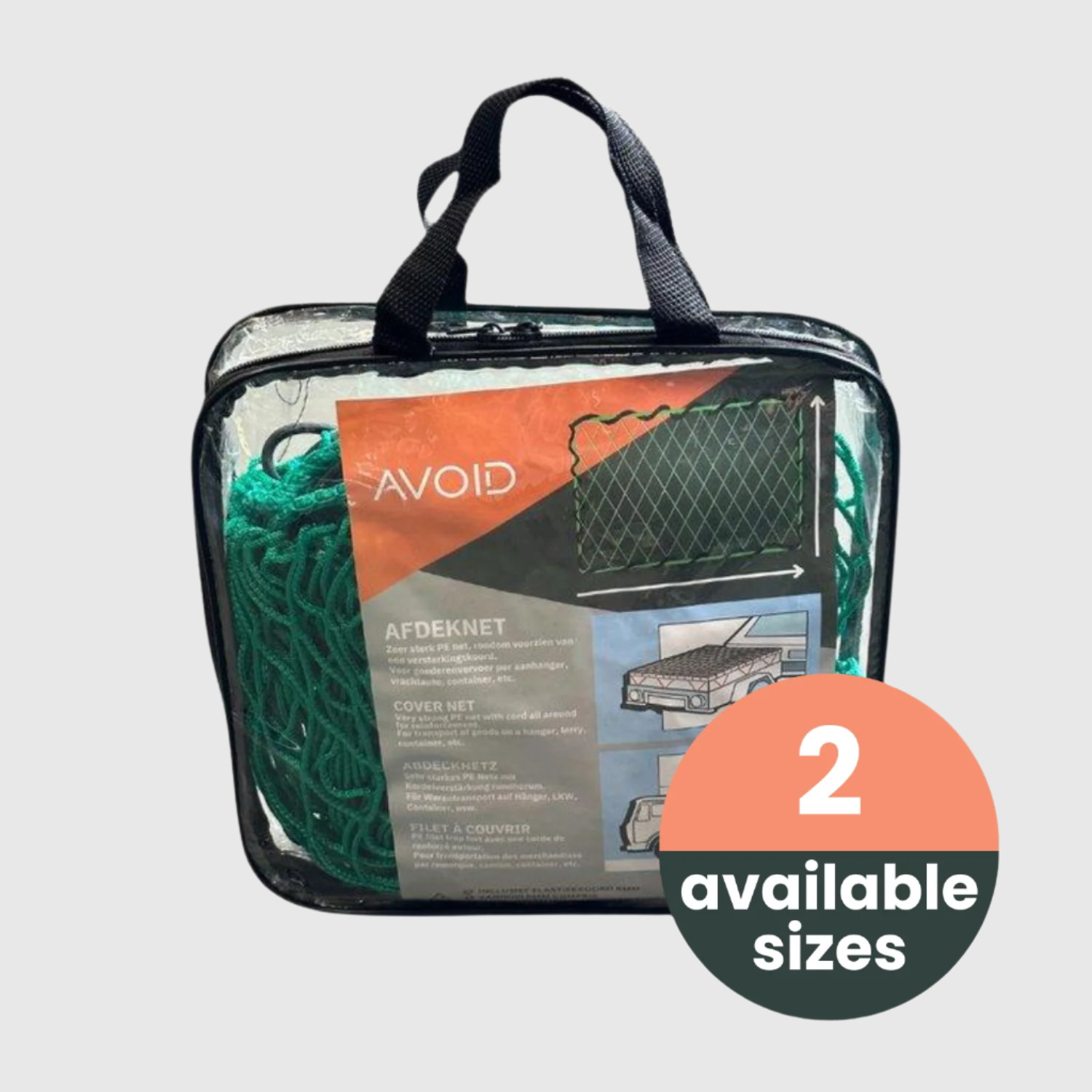 AVOID® - Aanhangernet - 2 Maten'de Verkrijgbaar