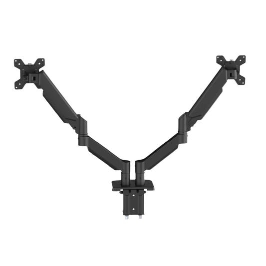 AVOID® - Verstelbare dubbele Monitorarm met Gasveer – Geschikt voor 13"-32" | VESA 75x75 en 100x100