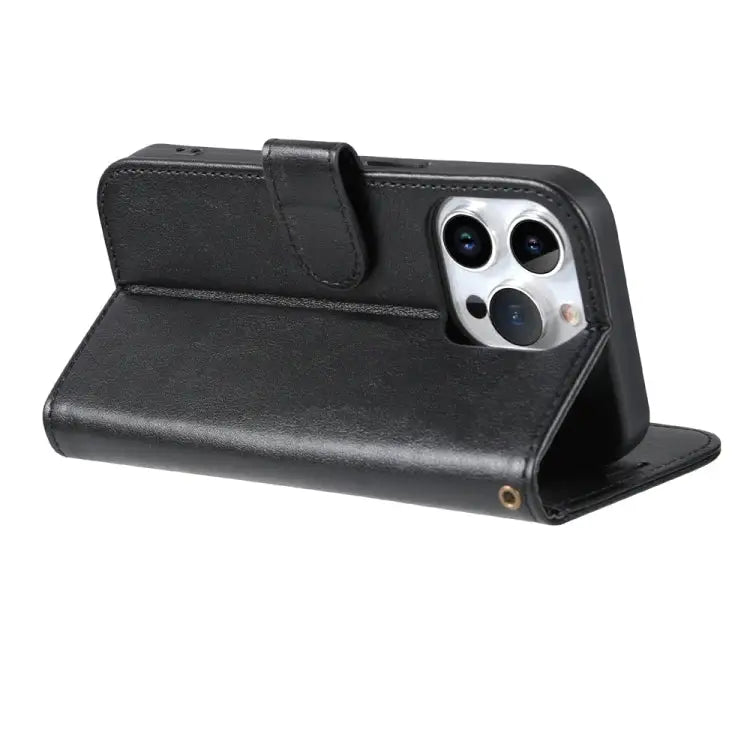 AZNS Schapenvacht Textuur Flip Leren Telefoonhoesje