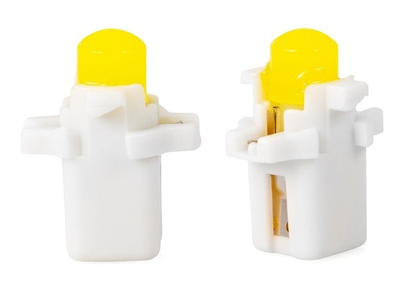 B8.3d autolamp 2 stuks wit | LED dashboardverlichting - knoppen - schakelaars | 12V gelijkstroom