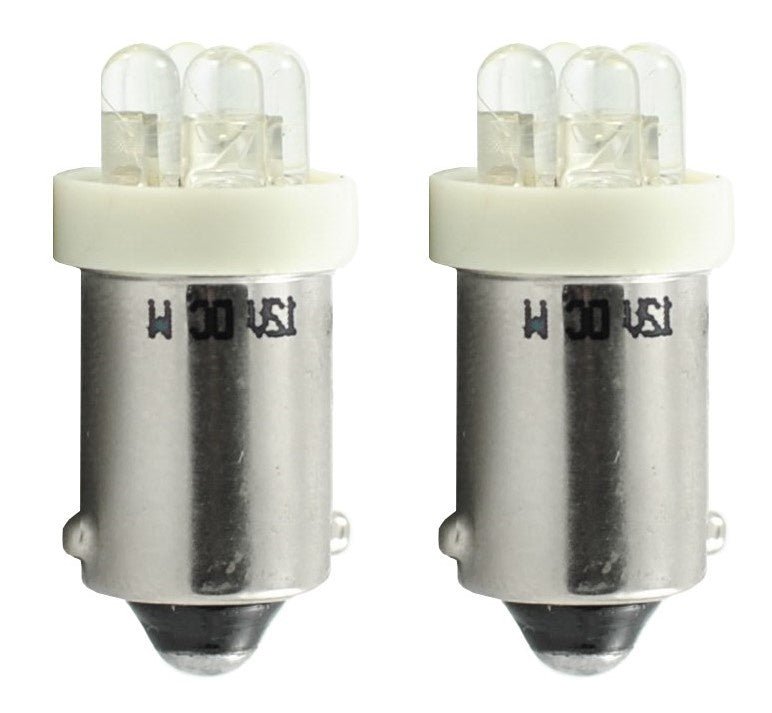 BA9s autolamp 2 stuks T4W wit | LED kentekenverlichting/signaalverlichting | 12V gelijkstroom