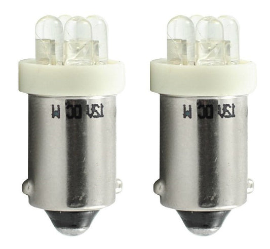 BA9s autolamp 2 stuks T4W wit | LED kentekenverlichting/signaalverlichting | 12V gelijkstroom