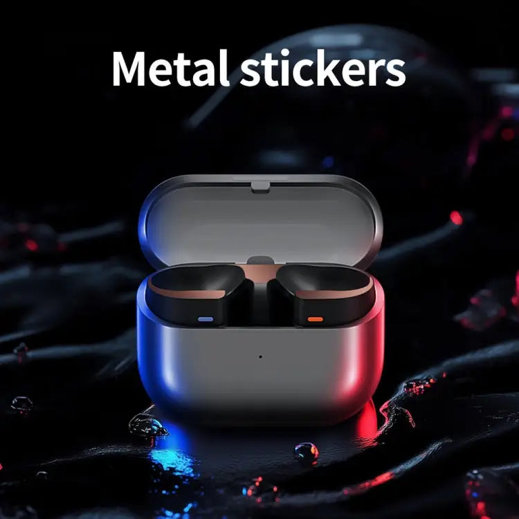 Bluetooth Earphone Charging Box Metal Stickers