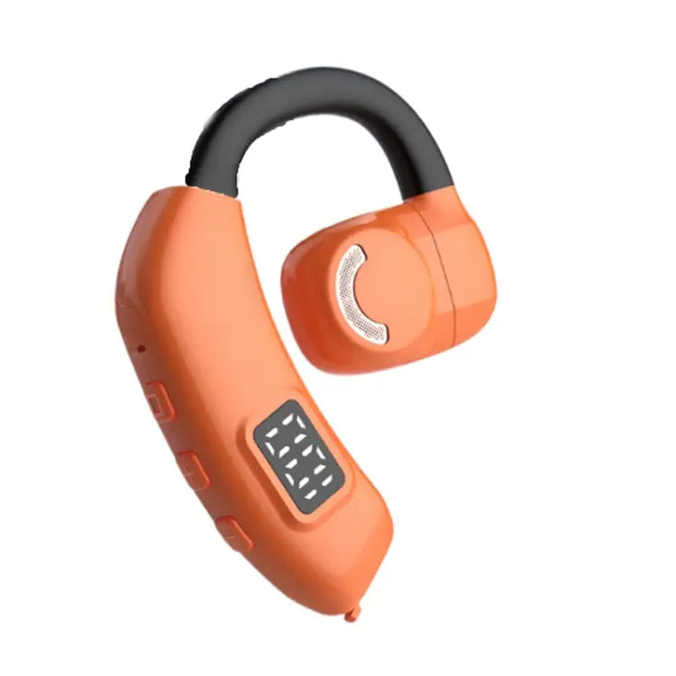 Bluetooth Headset Digital Display Hanging Ear OWS Stereo Sports Earbuds, X30 Black, X30 White, X30 Orange