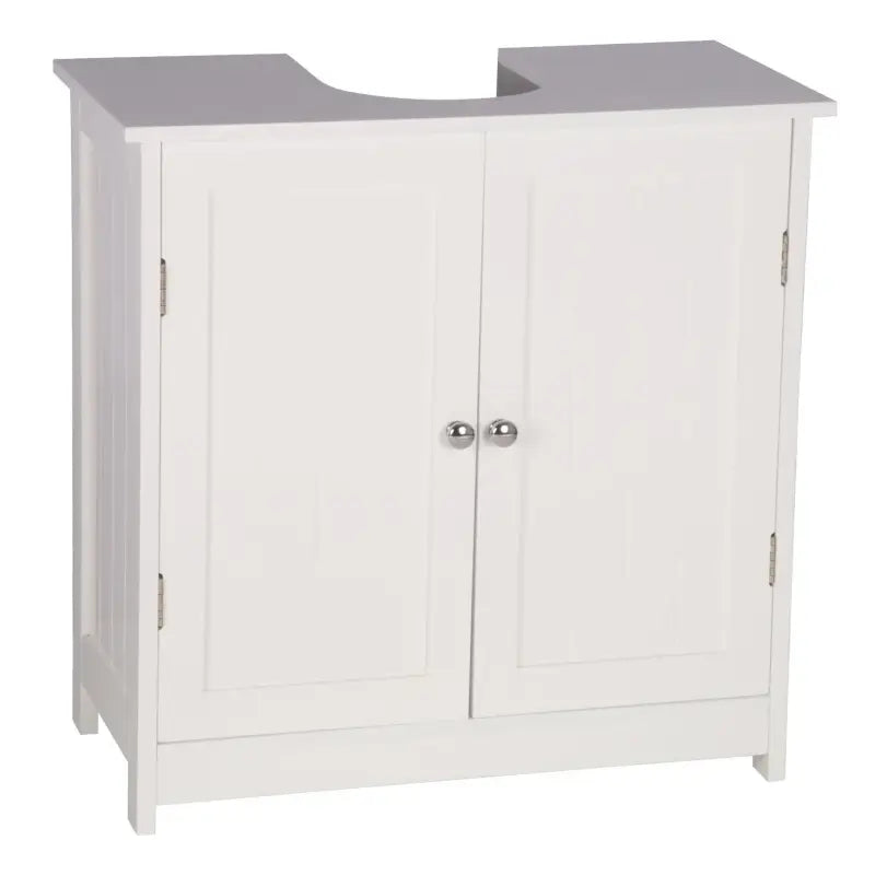 BukkitBow - Badkamermeubel - Stevige Wastafelkast / Gootsteen Kast - Waterbestendig en Vochtbestendig - 60x60x30cm