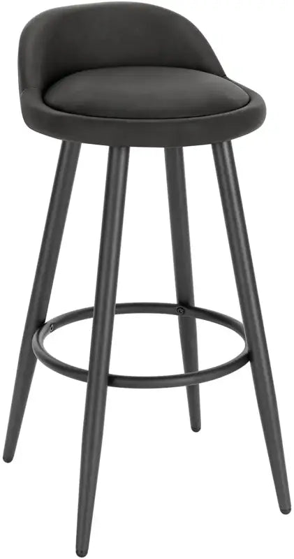 BukkitBow - Barkruk - Fluweel van Leer - Metalen Poten - Stabiel en Duurzaam - 120 kg Draagvermogen