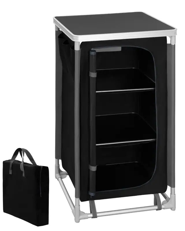 BukkitBow - Campingtafel - Oxford Doek en Aluminium - Met Opbergruimte - Draagbaar - Multifunctioneel