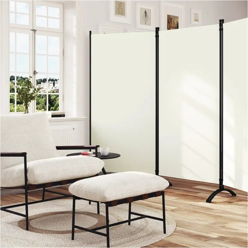 BukkitBow - Flexibe Kamerscherm - Polyester 160 g/m² - Stalen Frame - Opvouwbaar - Voor Binnen en Buiten