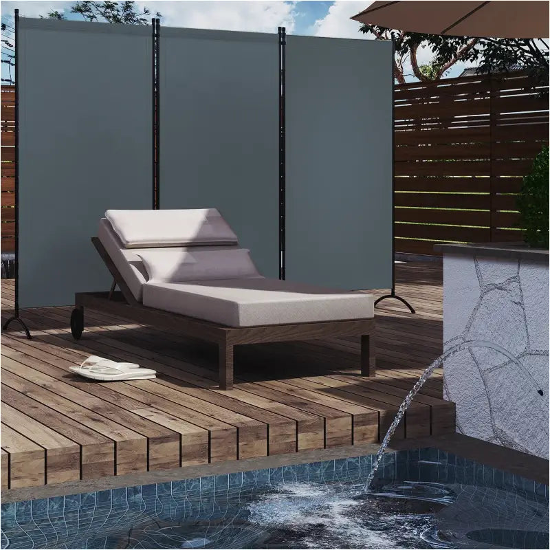 BukkitBow - Flexibe Kamerscherm - Polyester 160 g/m² - Stalen Frame - Opvouwbaar - Voor Binnen en Buiten