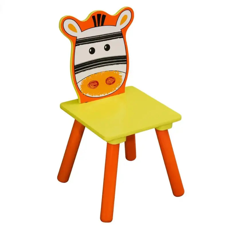 BukkitBow - Kinder Tafel en Stoelen Set - Veilig en Stevig - Tafel met 2 Stoelen - 60x60x44cm