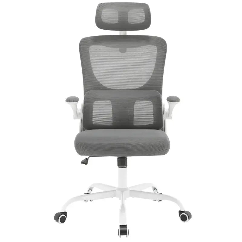 BukkitBow - Luxe Bureaustoel - Mesh/Metaal/PU Wielen - Verstelbare Hoogte en Schommelfunctie - 150 kg Draagvermogen