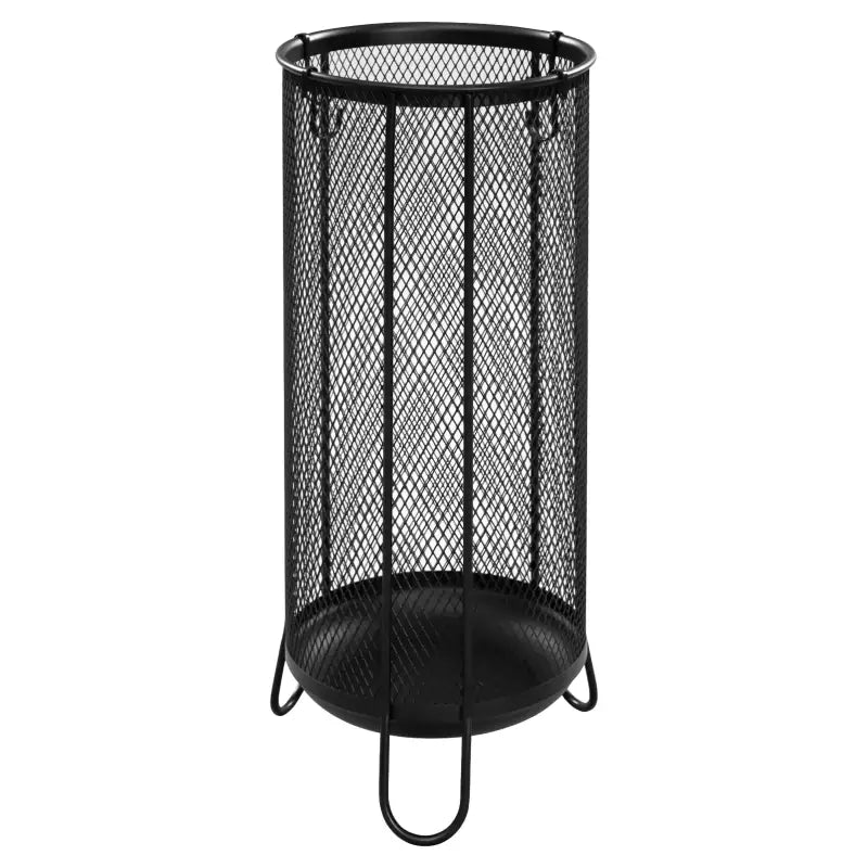 BukkitBow - Luxe Paraplubak - met Water Opvangbak - 4 Ophanghaken - Van Draadrooster